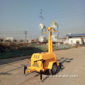 1000w*4 lamp vehicle mounted telescopic trailer light tower FZMT-1000B